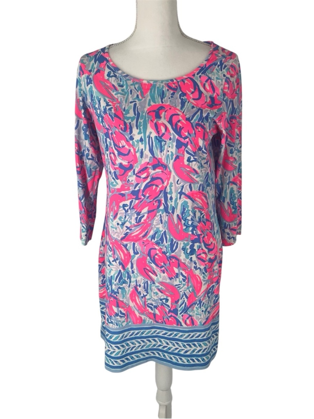 Lilly Pulitzer Marlowe Dress Cosmic Coral Lobster Medium